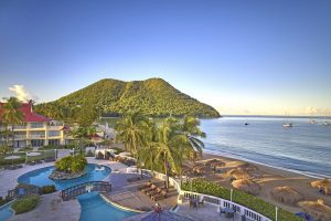 Mystique St. Lucia - Overview beach