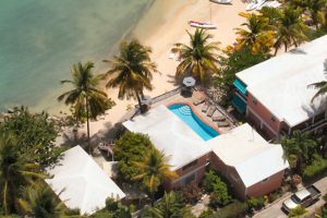 catamara hotel aerial view