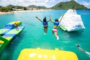 inflatable waterpark st lucia