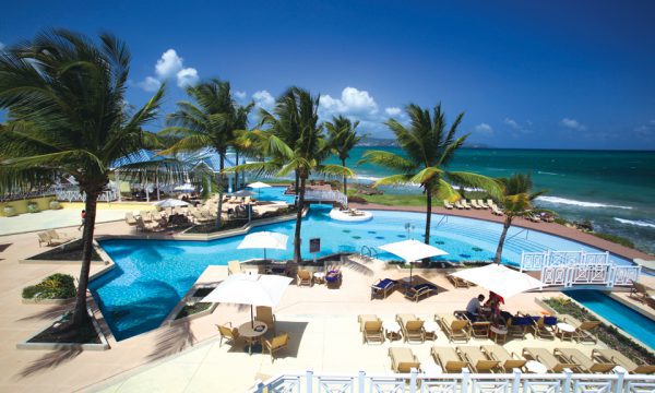 Magdelana Resort Tobago - pool and beach view