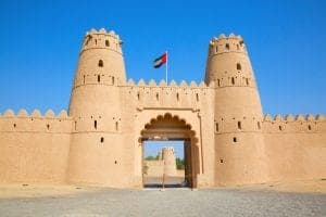 Famous Jahili fort in Al Ain oasis, United Arab Emirates